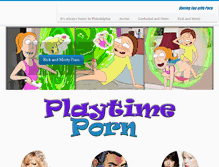 Tablet Screenshot of playtimeporn.com